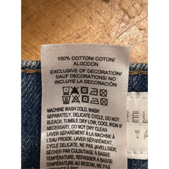 Lucky brand relaxed taper jeans Size 4/27 raw hem side design (4668) - Picture 10 of 10